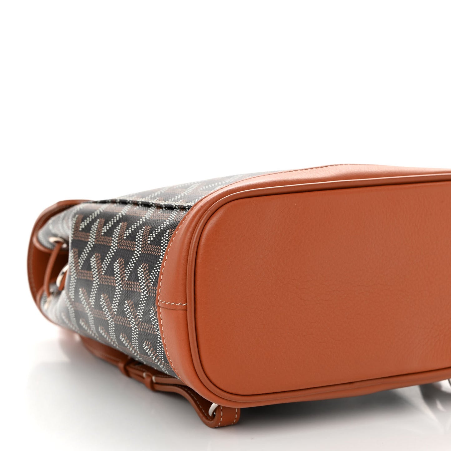 Goyardine Calfskin Mini Alpin Backpack Black Gold