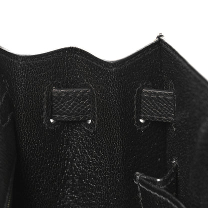 Hermes Epsom Kelly Sellier 25 Black 17 of 38