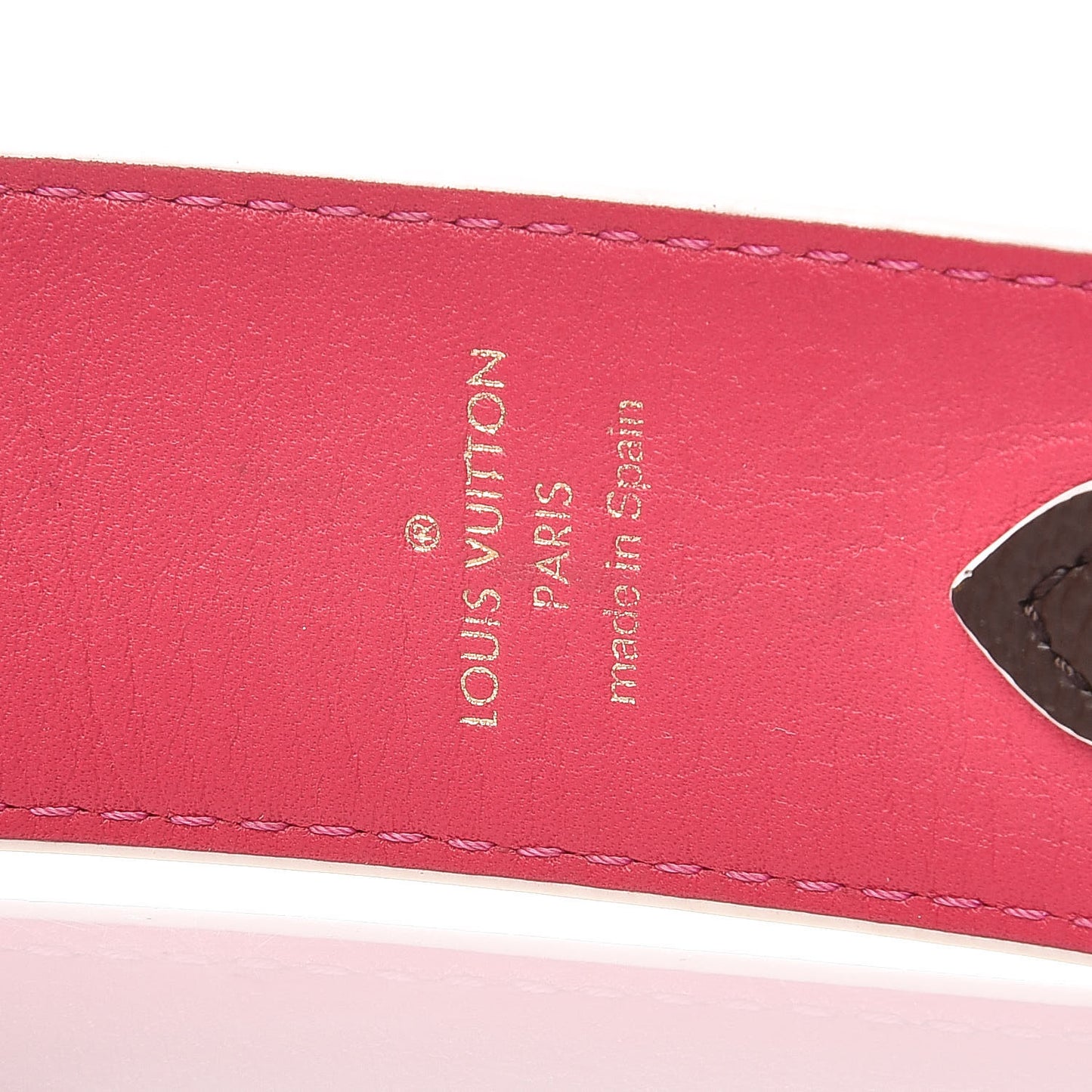 Monogram Bandouliere Shoulder Strap Hot Pink