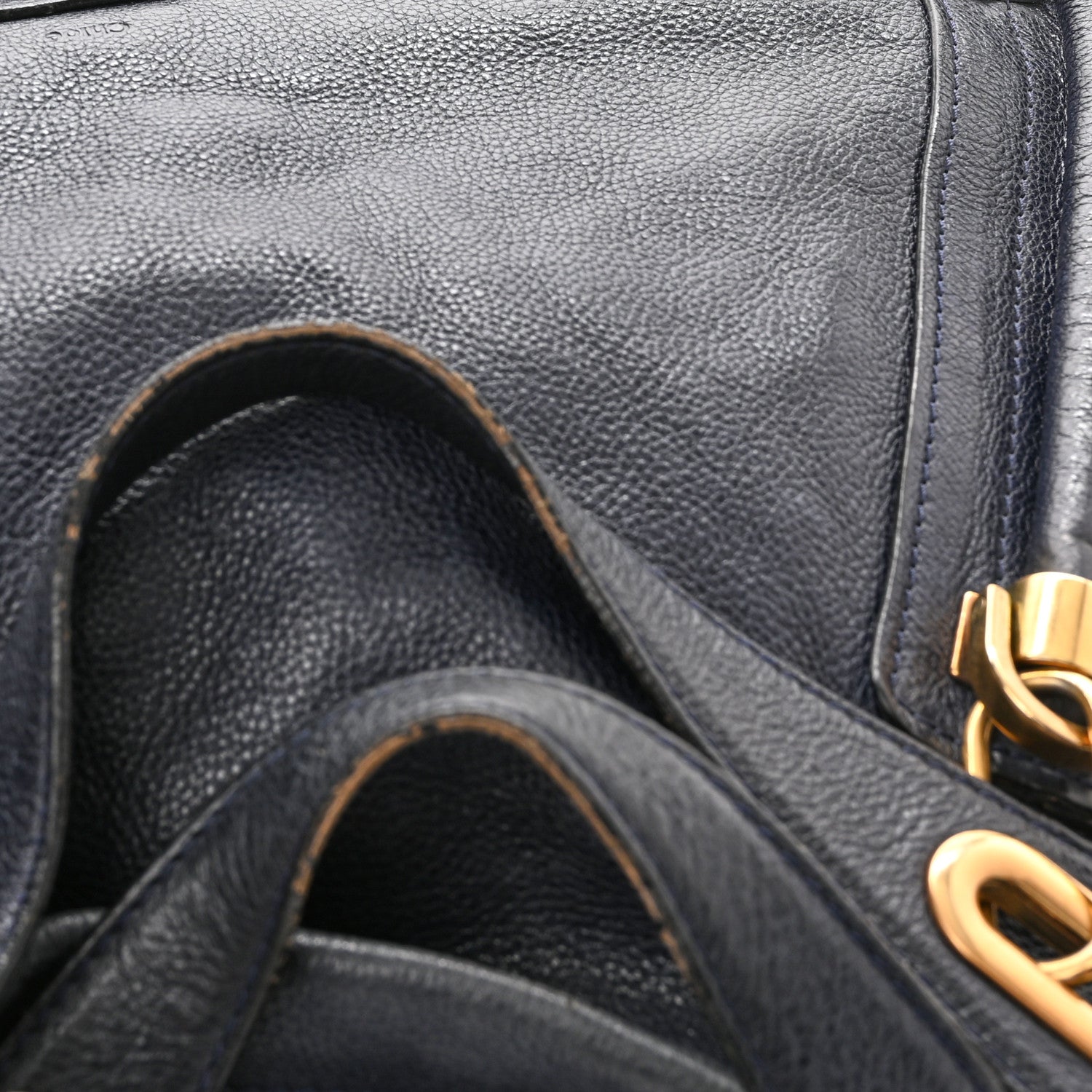 Chloe Calfskin Large Paraty Navy 13 of 14