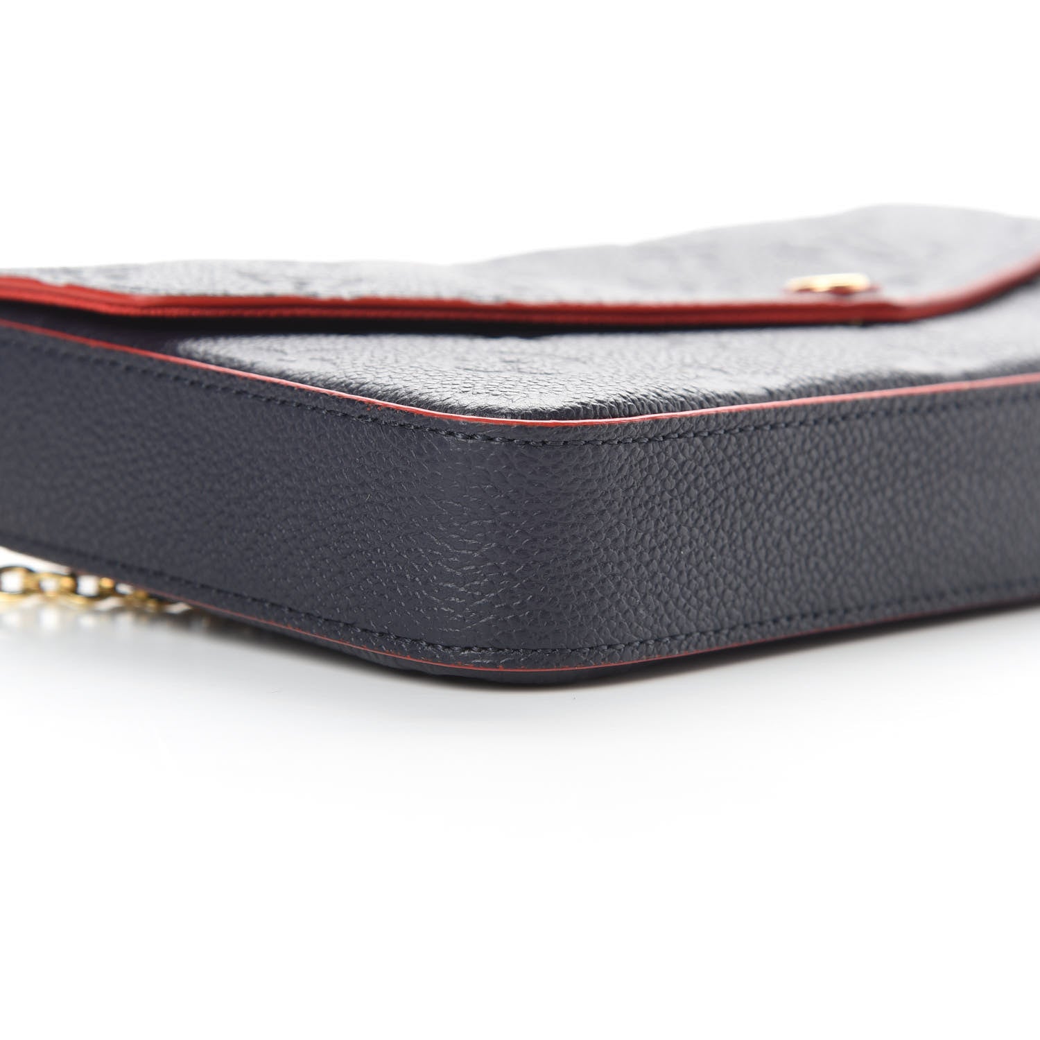 Louis Vuitton Empreinte Pochette Felicie Chain Wallet Marine Rouge 11 of 12