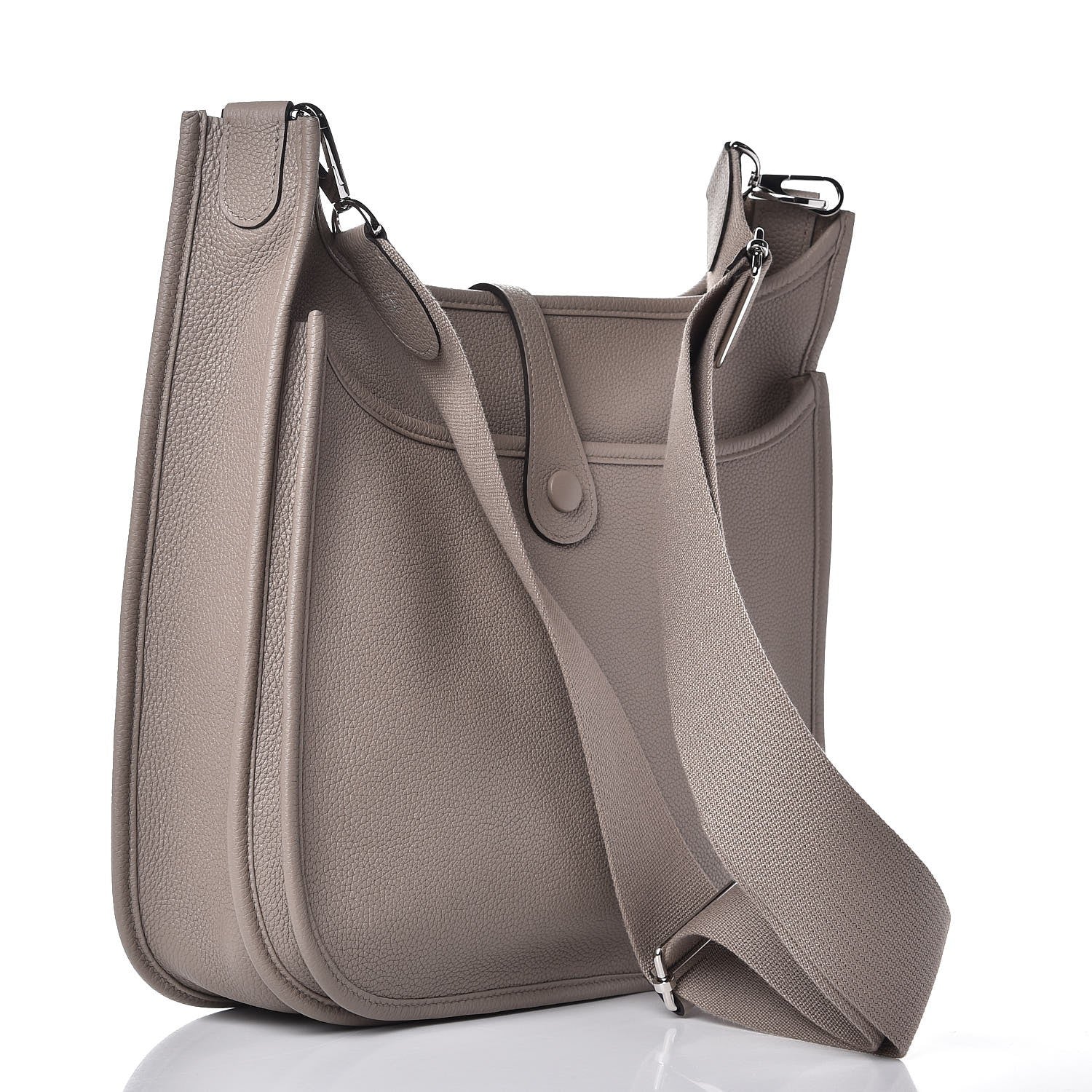 Hermes Taurillon Clemence Evelyne III PM Gris Asphalte 3 of 8