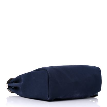 Hermes Toile Vache Calfskin Herbag 30 PM Backpack Navy Bleu 5 of 15