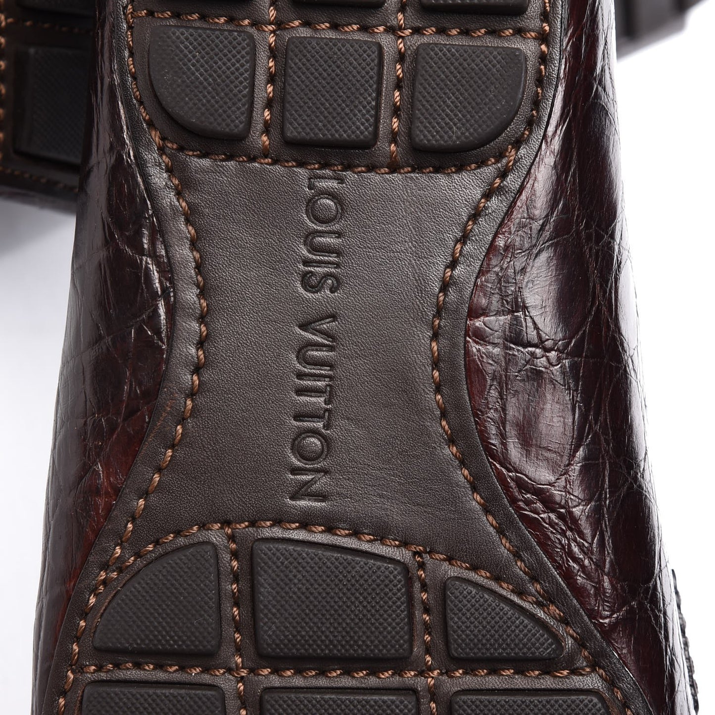 Mens Crocodile Monte Carlo Loafers 10 Cacao