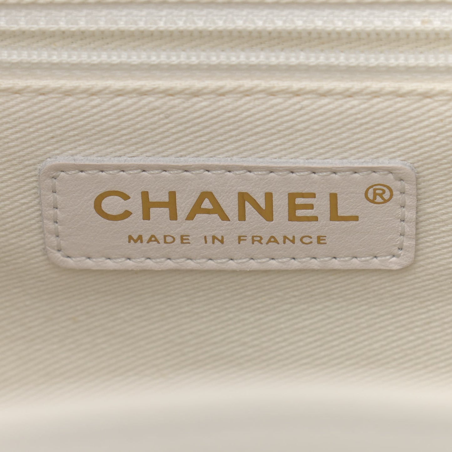 Caviar Quilted Business Affinity Backpack White