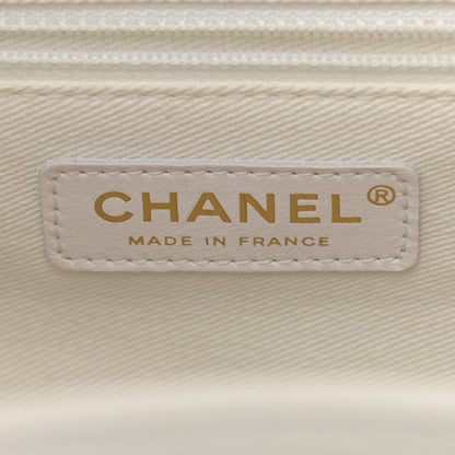 Chanel Caviar Quilted Business Affinity Backpack White 6 of 10