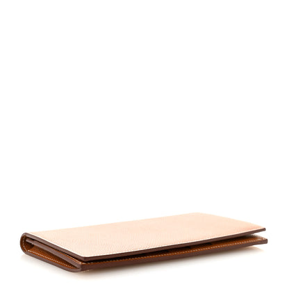 Hermes Epsom Citizen Twill Long Wallet Gold 4 of 9