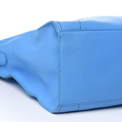 Balenciaga Veau Soyeux Perforated Blackout City Bleu Turquoise 8 of 13