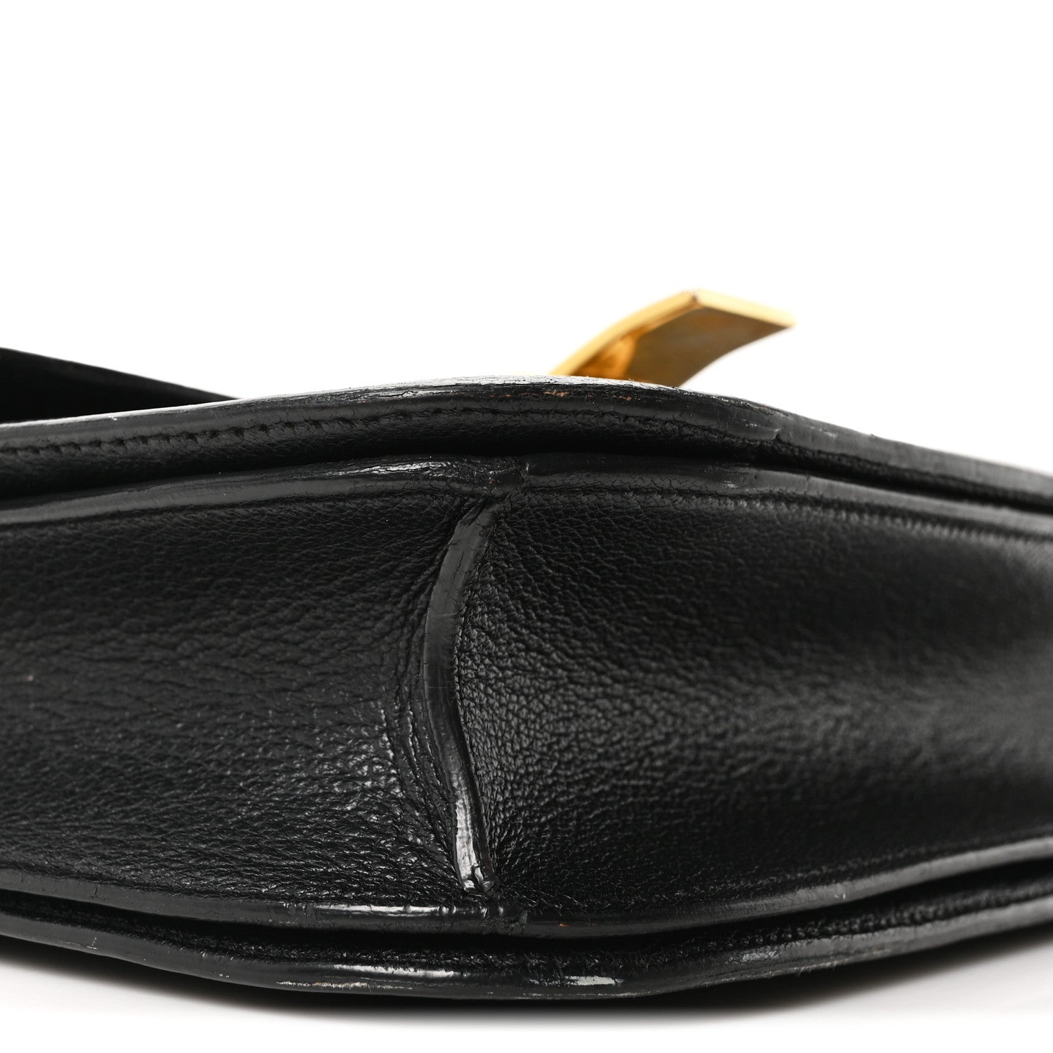 Celine Goatskin Medium Classic Box Flap Bag Black 9 of 10