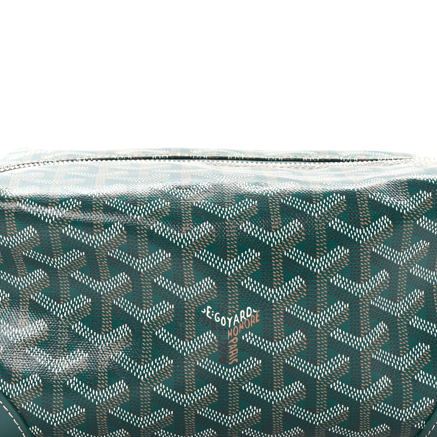 Goyardine Boeing 25 Trousse de Toilette Green
