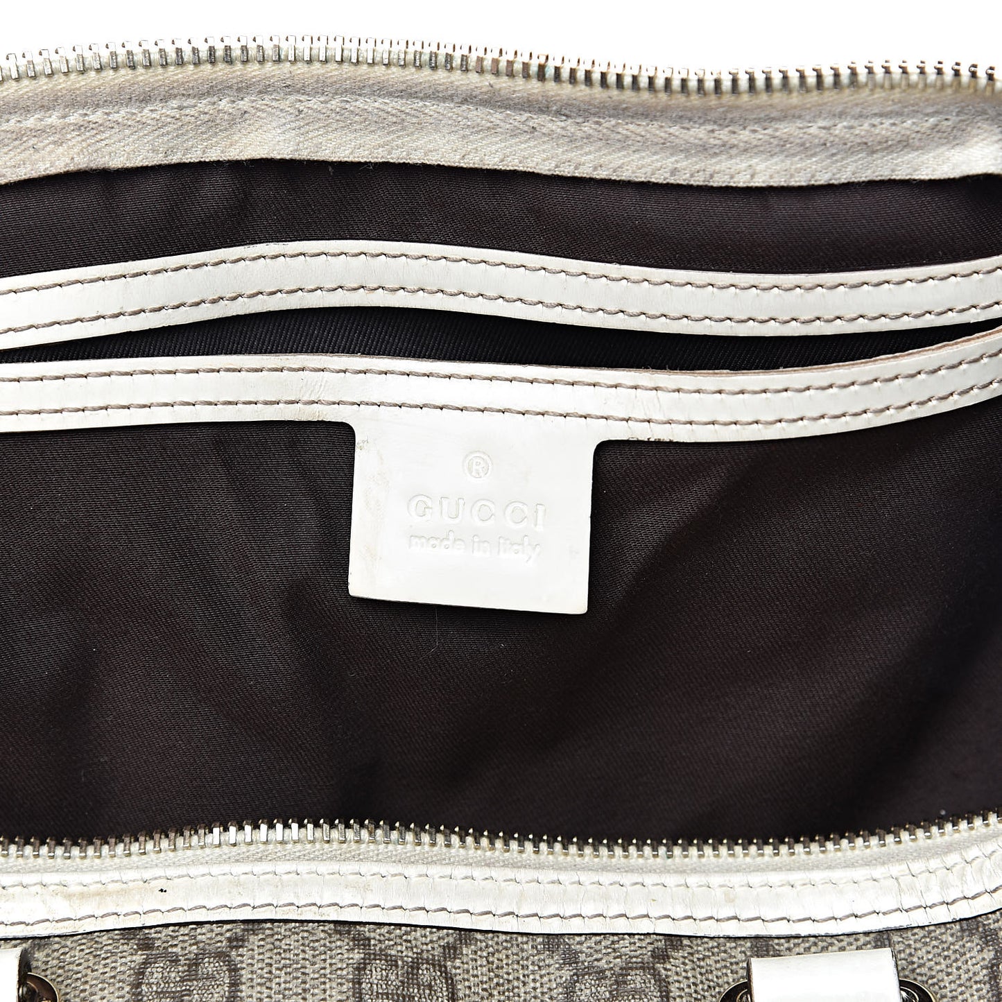 GG Plus Monogram Medium Joy Boston Off White