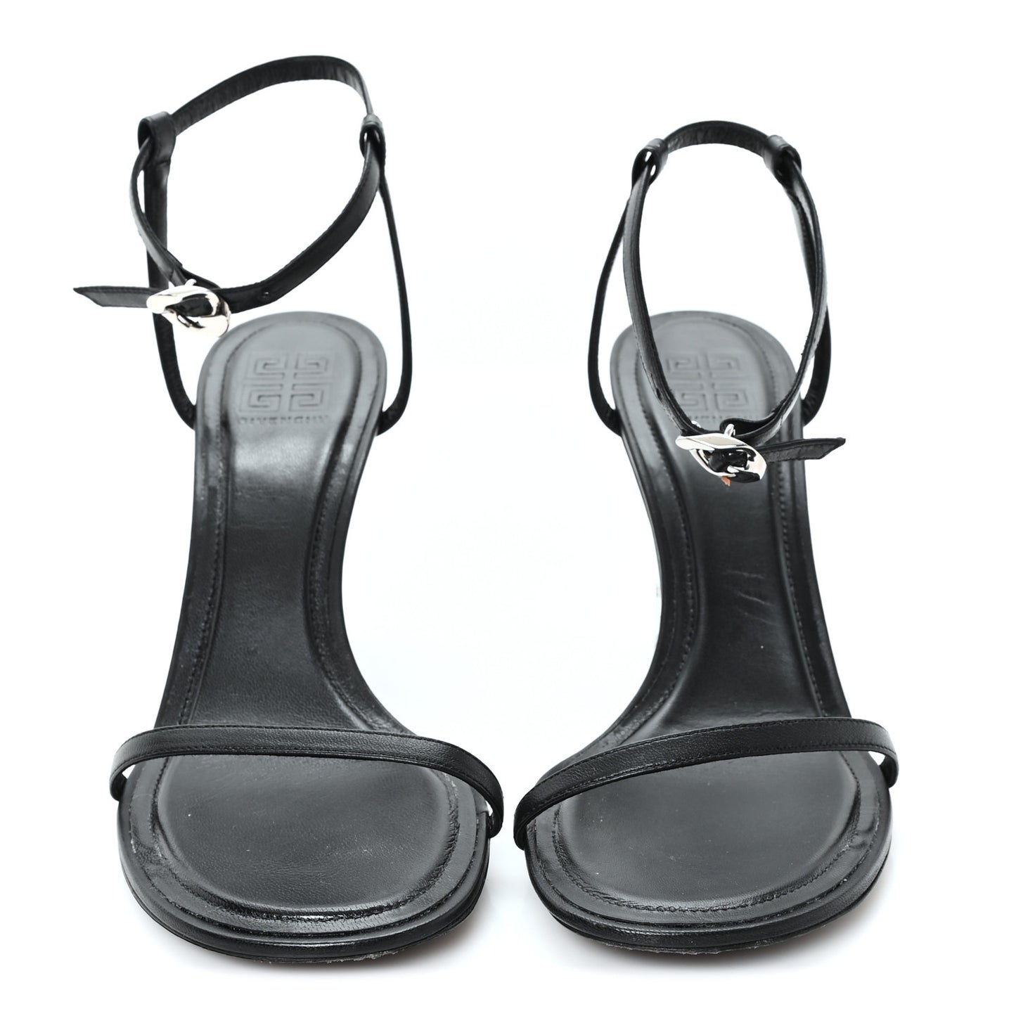 Smooth Nappa G Cube 105mm Sandals 40 Black