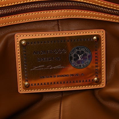 Louis Vuitton Calfskin Monogram Speedy P9 Bandouliere 40 Agate 8 of 11