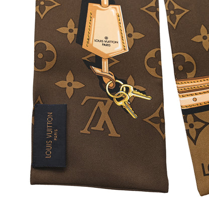 Louis Vuitton Silk Monogram Confidential Bandeau Brown 3 of 3