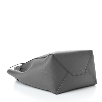 Celine Soft Grained Calfskin Small Belt Cabas Phantom Grey 4 of 9