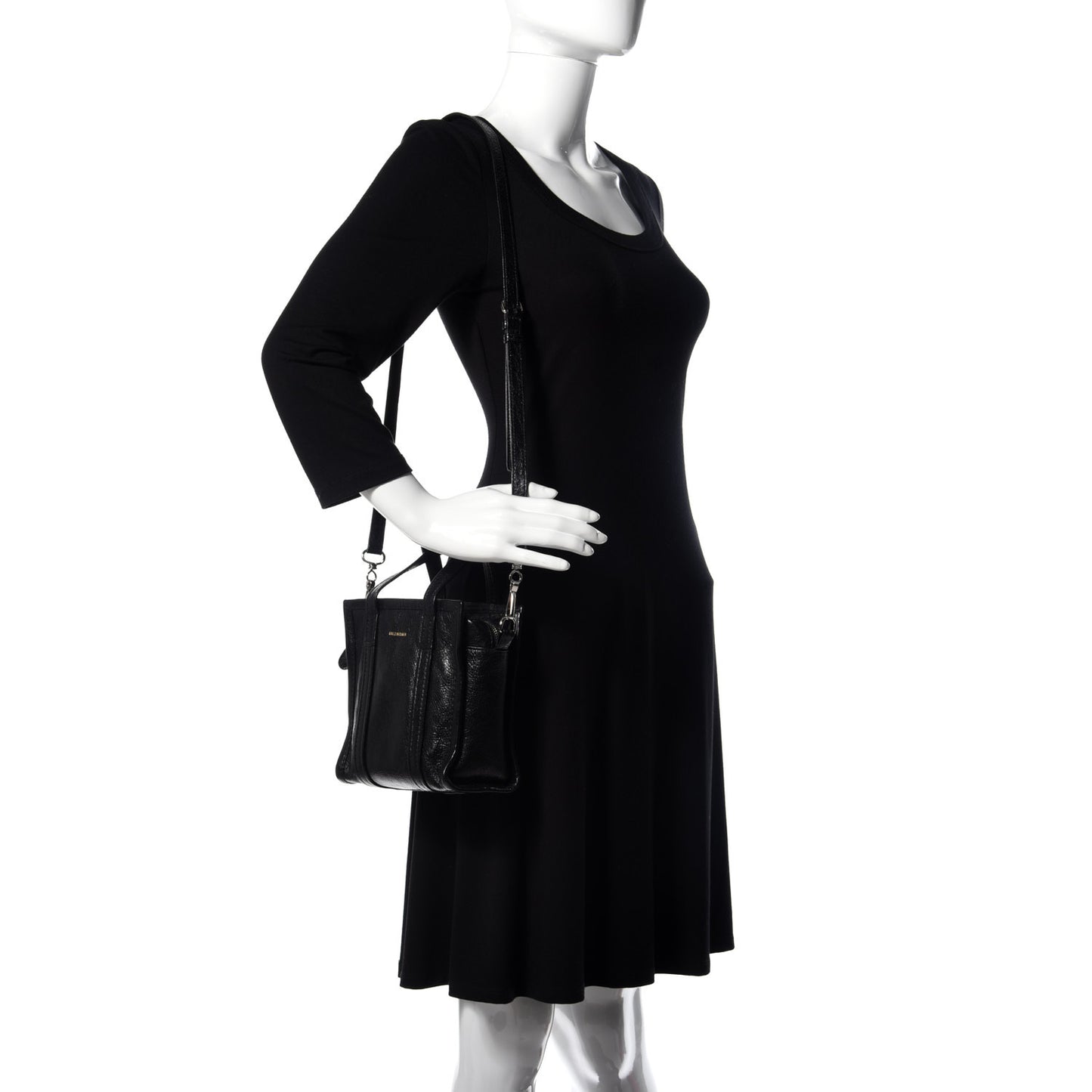 Agneau XXS Bazar Shopper Tote Black