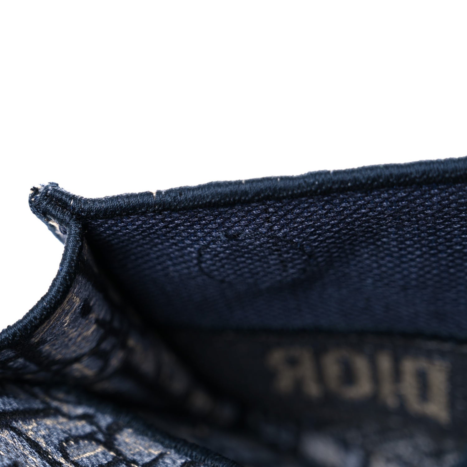 Christian Dior Oblique Slim Saddle Pouch Blue 12 of 13