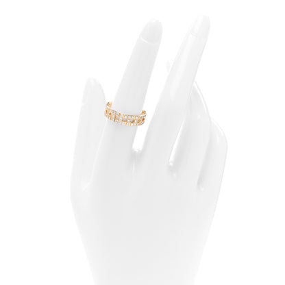Tiffany 18K Yellow Gold Diamond T True Wide Ring 54 7 2 of 4