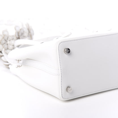 Alaia Calfskin Studded Mina 20 Bag White 8 of 9