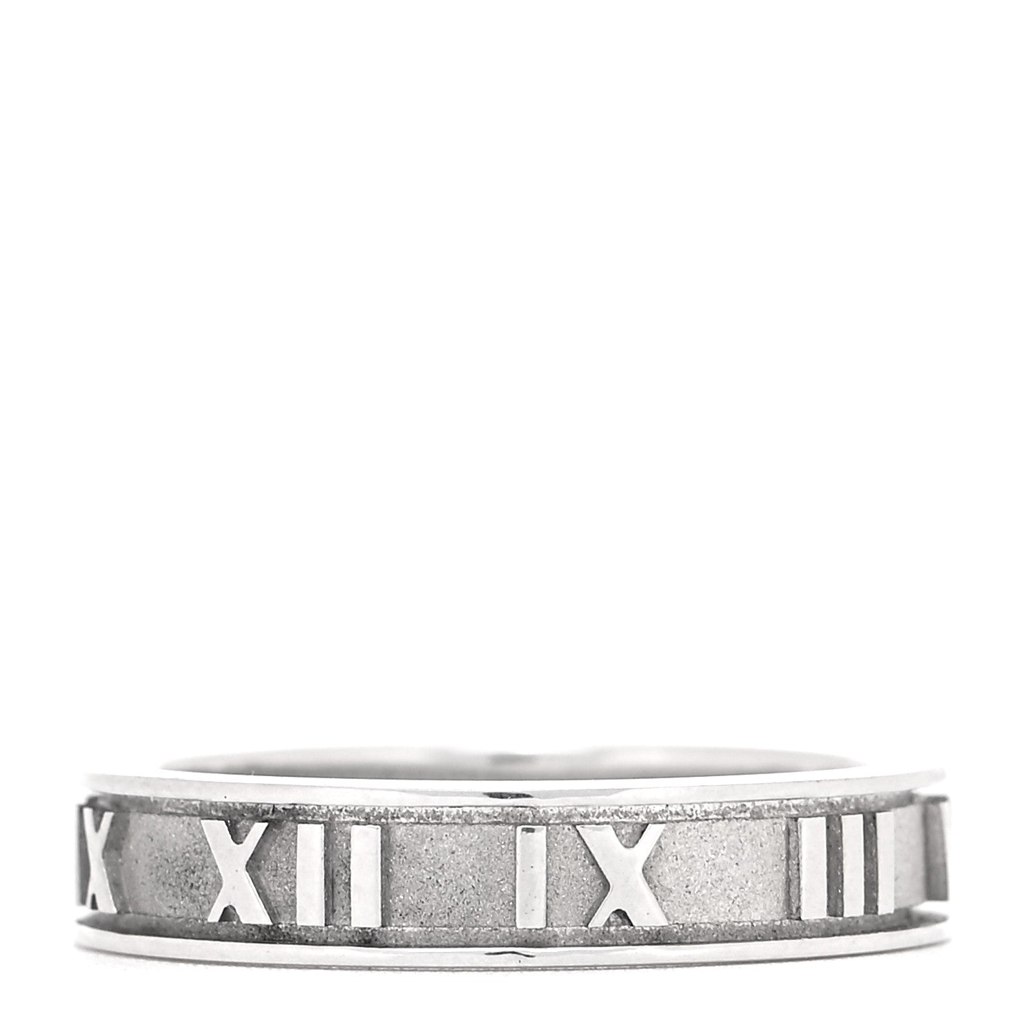 Tiffany Sterling Silver Narrow Atlas Ring 50 5.25 3 of 5