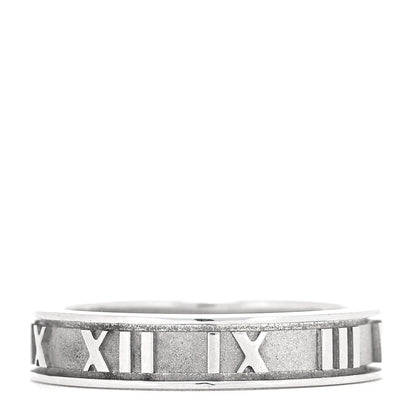 Tiffany Sterling Silver Narrow Atlas Ring 50 5.25 3 of 5