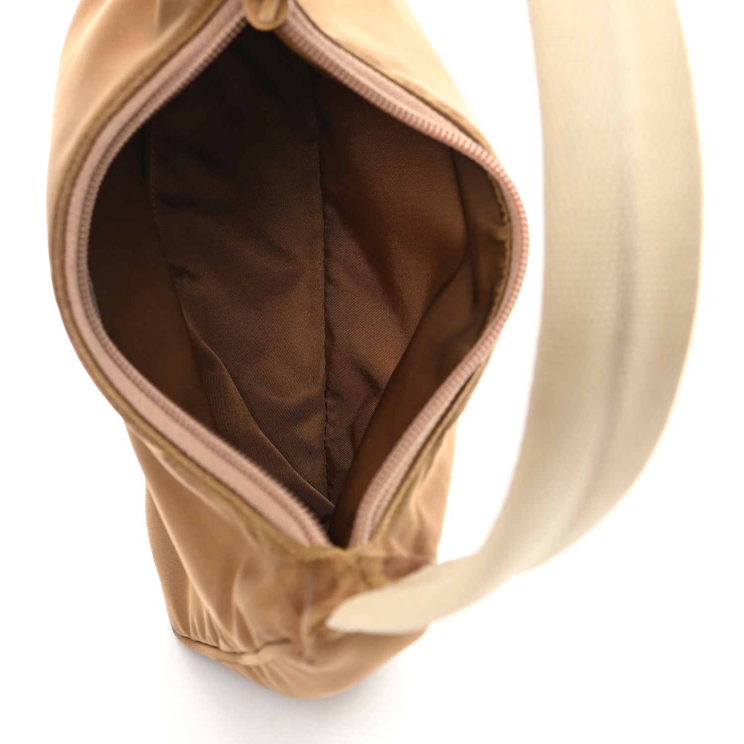 Prada Tessuto Nylon Sport Mini Shoulder Bag Nocciola 5 of 17