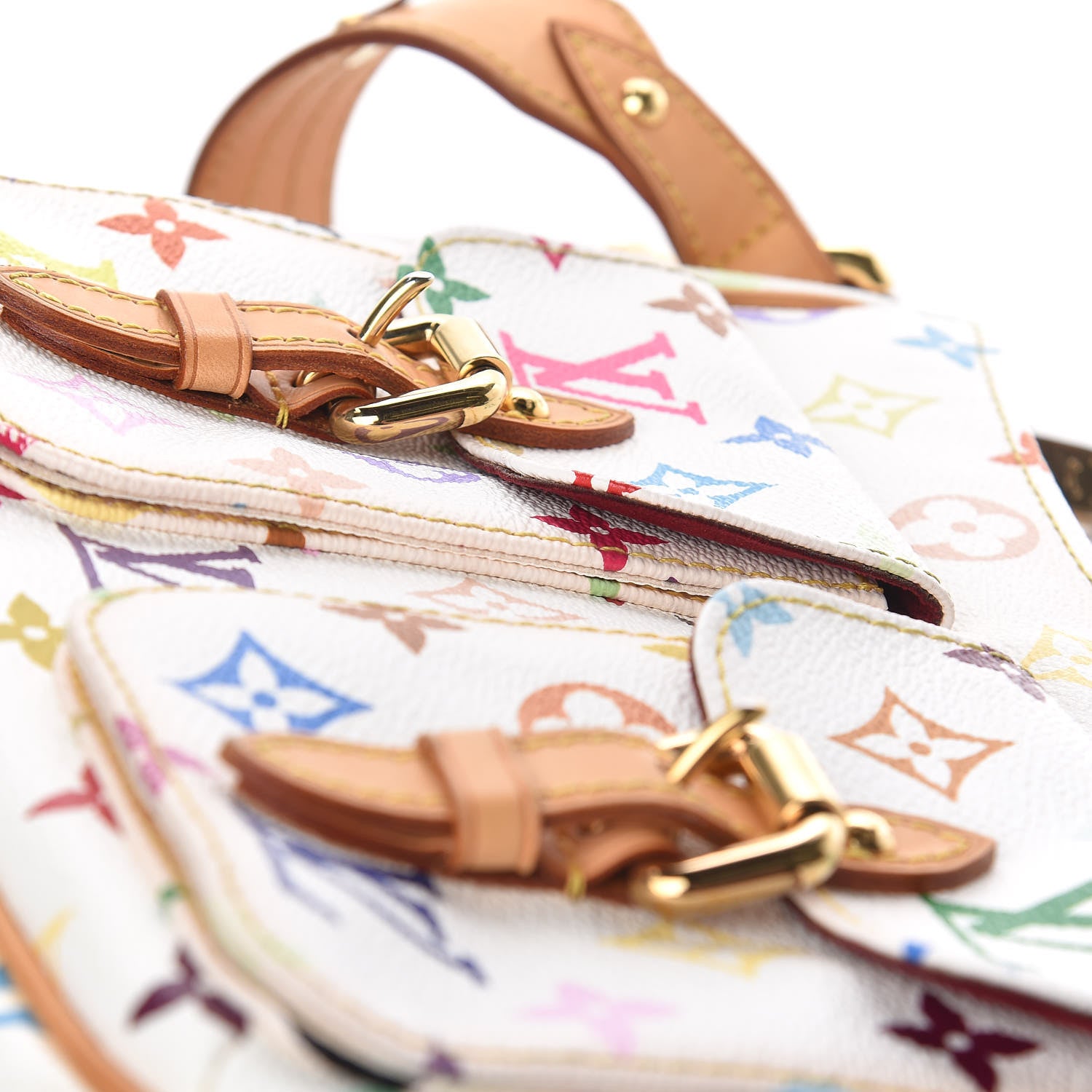 Louis Vuitton Monogram Multicolor Lodge PM White 15 of 21