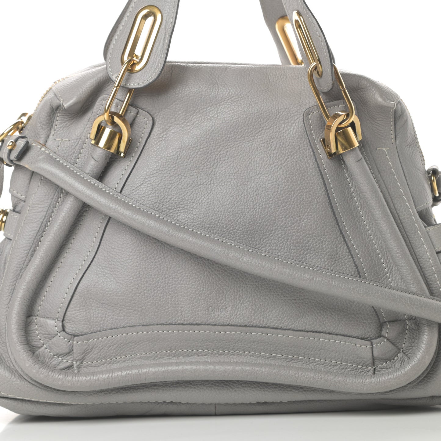 Calfskin Medium Paraty Cashmere Grey