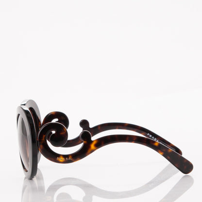 Prada Polarized Baroque Sunglasses SPR 27N Tortoise 3 of 8