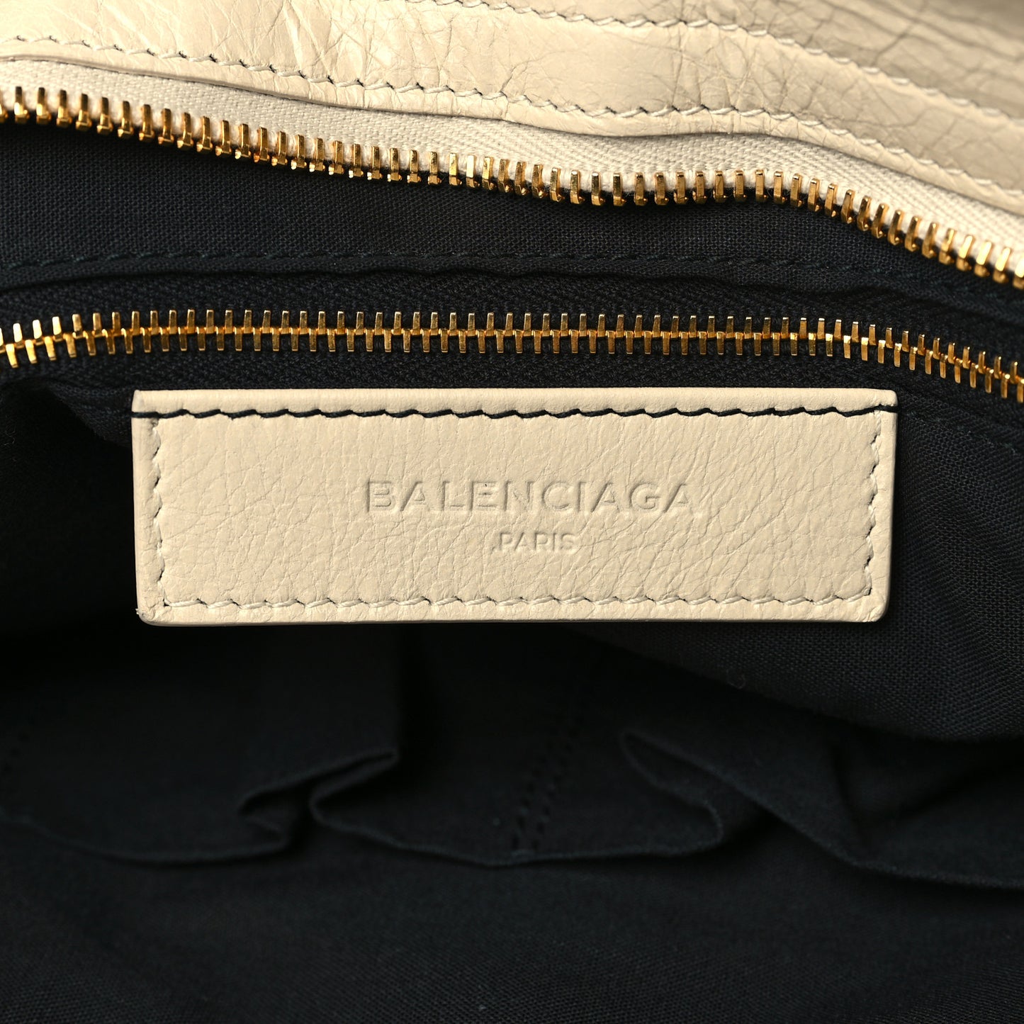 Agneau Giant 12 Gold Hardware City Blanc Creme Light Craie
