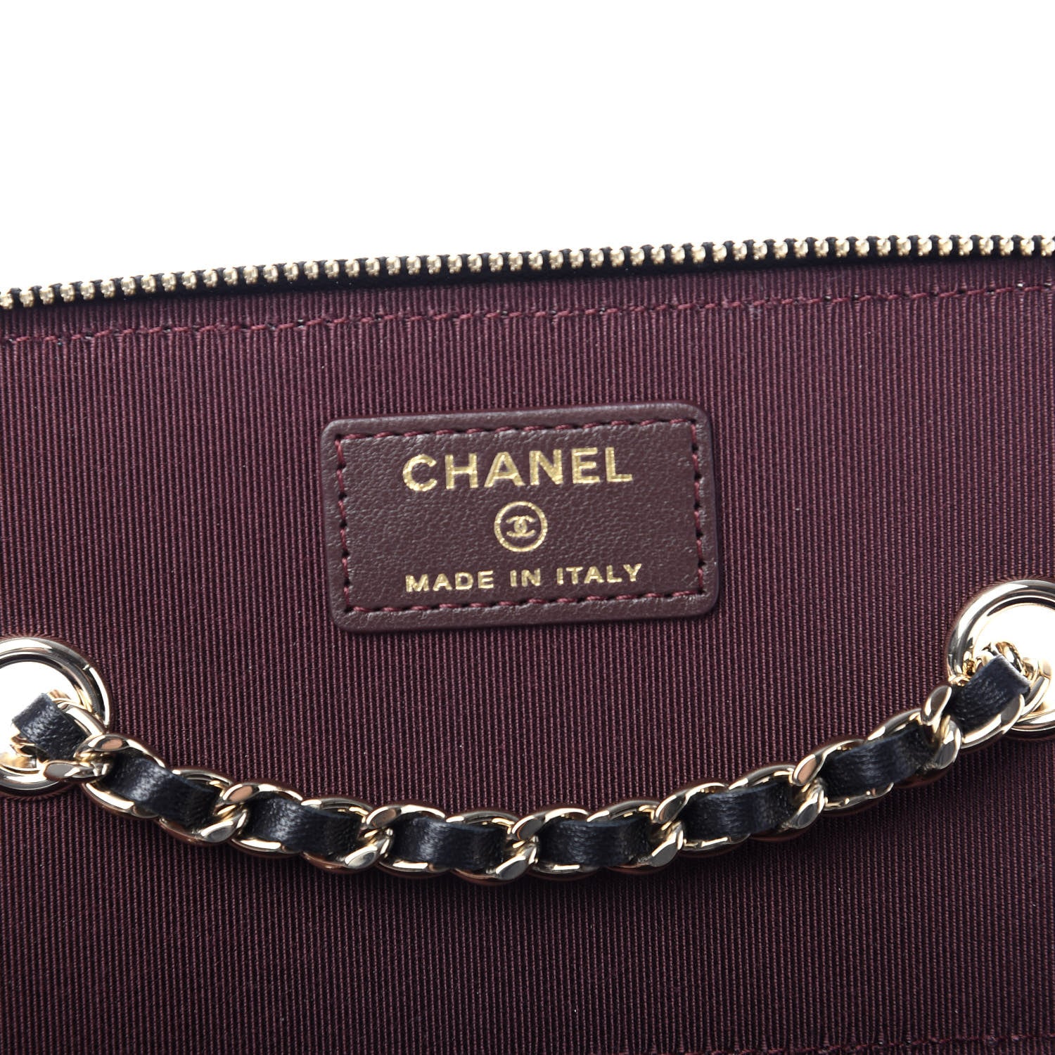 Chanel Lambskin Quilted Small Vanity Case With Chain Black 8 of 11