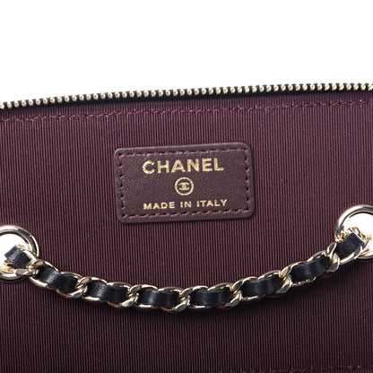 Chanel Lambskin Quilted Small Vanity Case With Chain Black 8 of 11