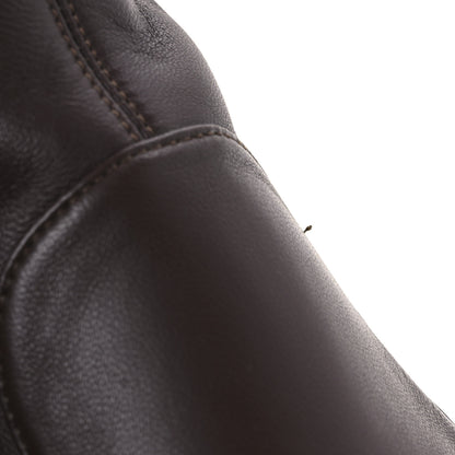 Gucci Nappa Horsebit Ankle Boots 39 Brown 10 of 11