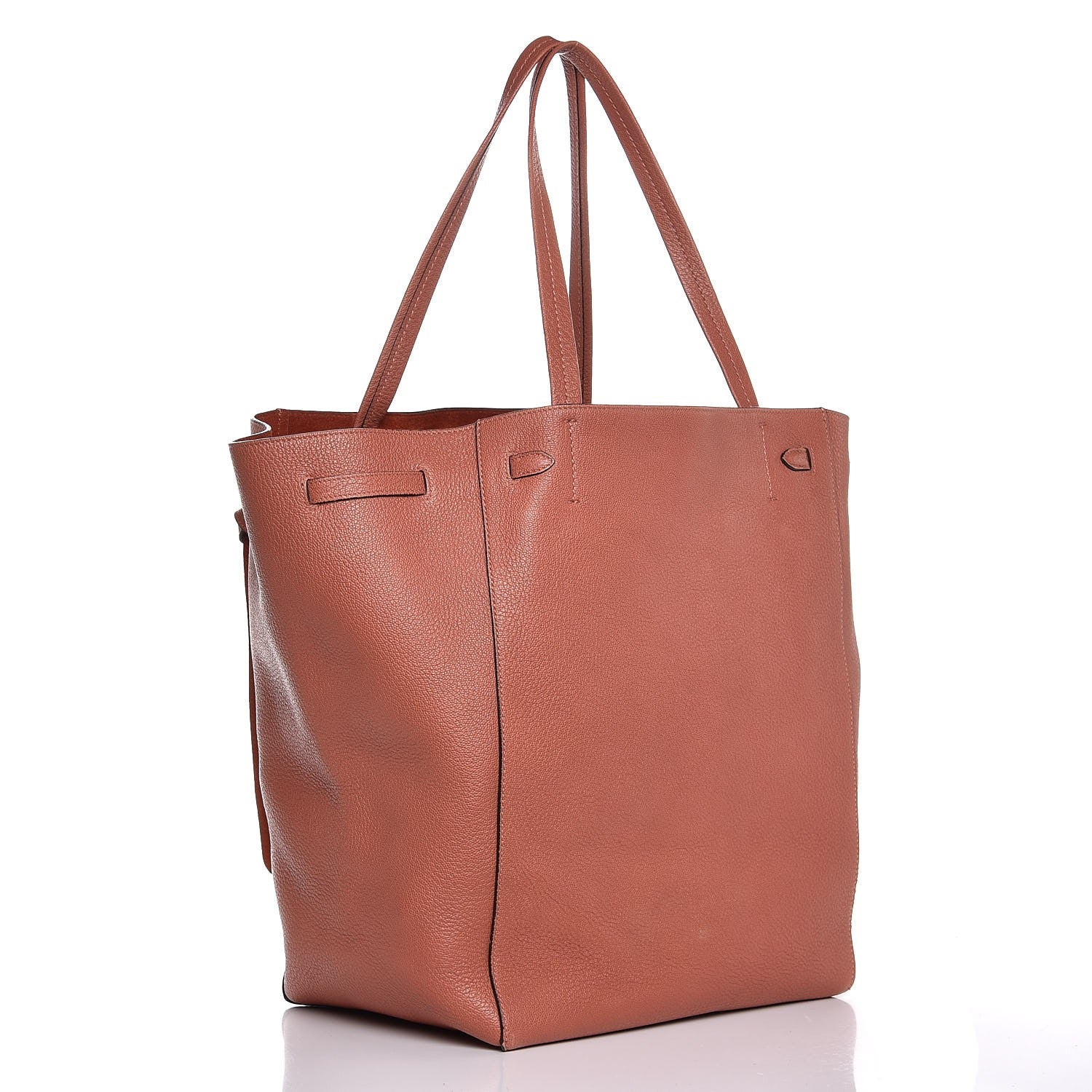 Celine Soft Grained Calfskin Medium Belt Cabas Phantom Terracotta 3 of 7
