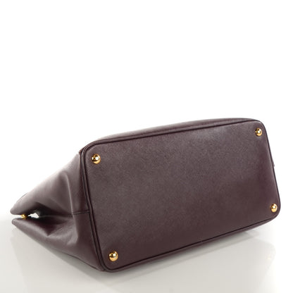 Prada Saffiano Lux Large Tote Bordeaux 4 of 9