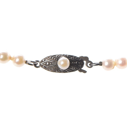 Mikimoto Sterling Silver Akoya Pearl 3.5-7mm Graduated Necklace 5 of 6