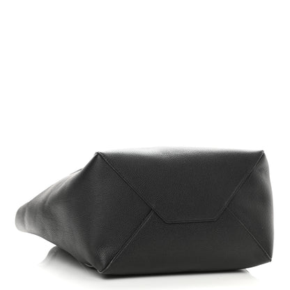 Celine Soft Grained Calfskin Small Belt Cabas Phantom Black 4 of 9