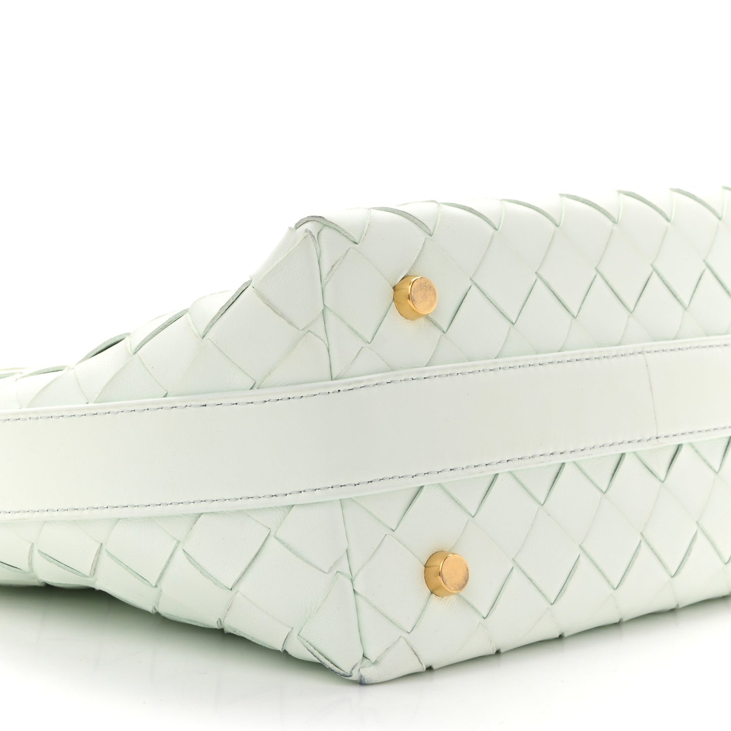 Calfskin Nappa Intrecciato Mini Wallace Glacier Muse