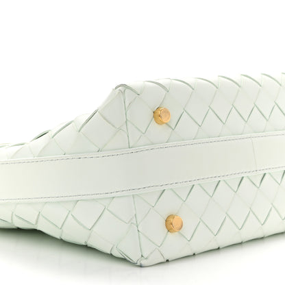 Bottega Veneta Calfskin Nappa Intrecciato Mini Wallace Glacier Muse 9 of 13