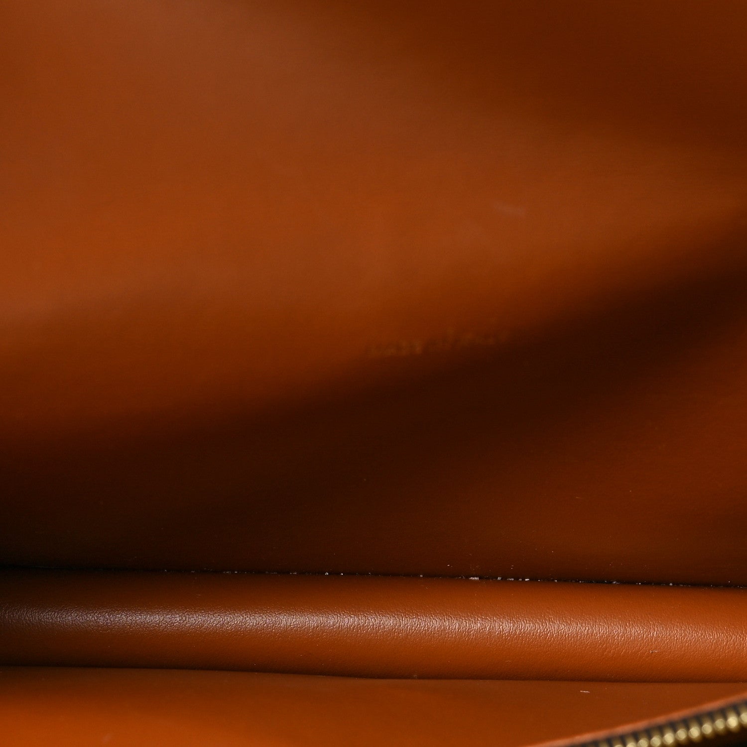 Celine Triomphe Canvas Lambskin Wallet On Strap Tan 5 of 9