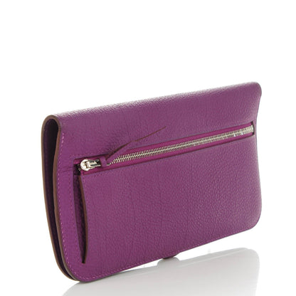 Hermes Togo Dogon Recto Verso Wallet Ultraviolet 3 of 8