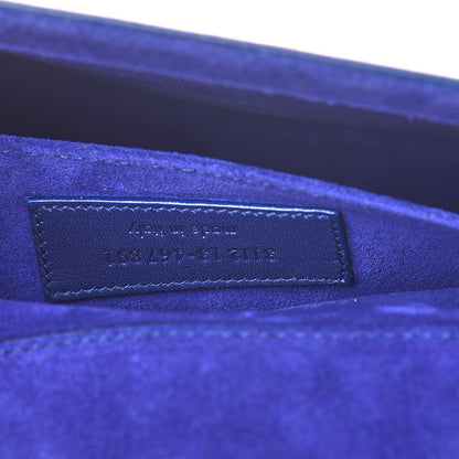 Saint Laurent Calfskin Classic Y Ligne Clutch Royal Blue 7 of 7