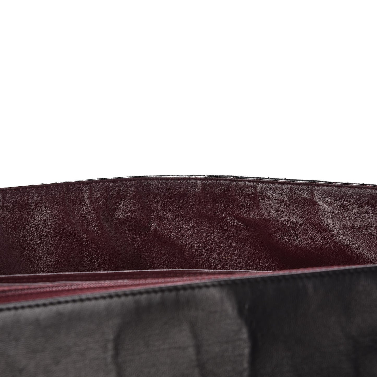 Lambskin Quilted Jumbo Single Flap Black