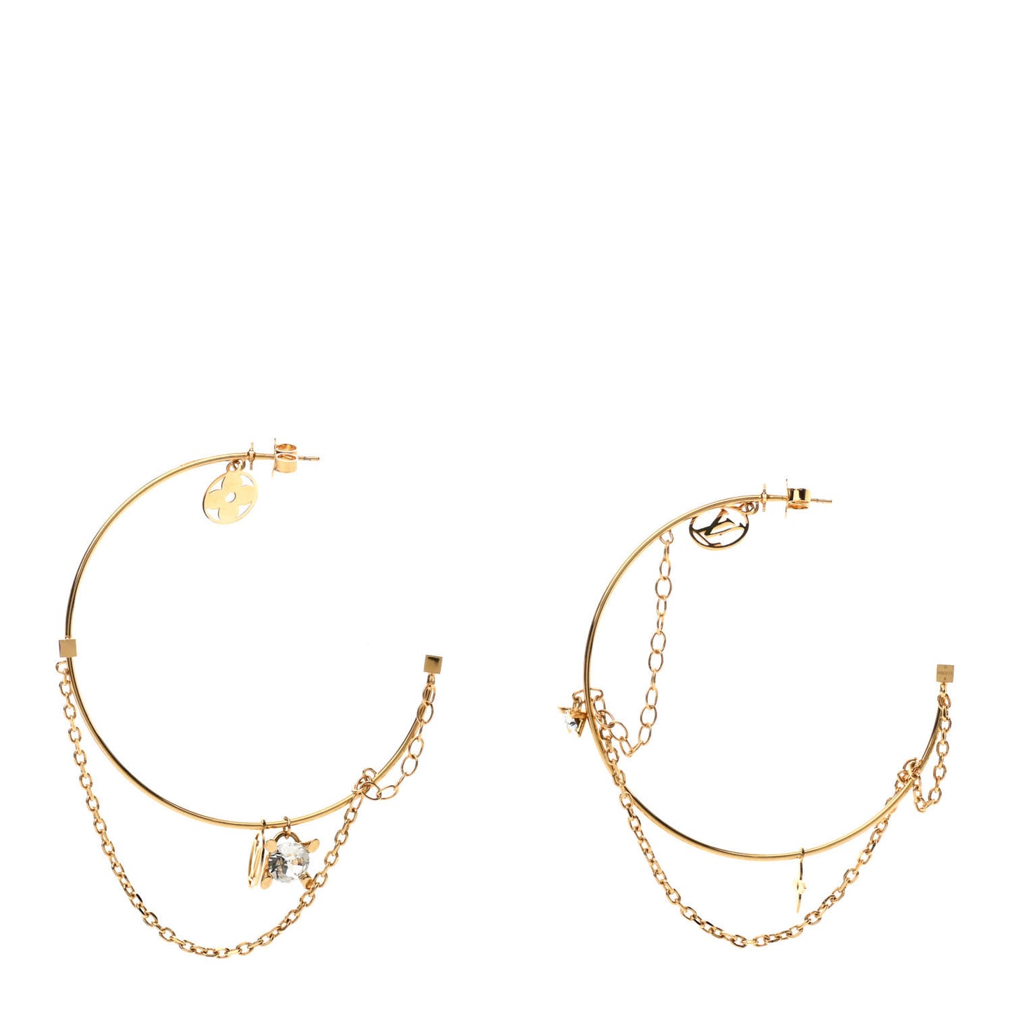 Roman Holidays Hoop Earrings Gold