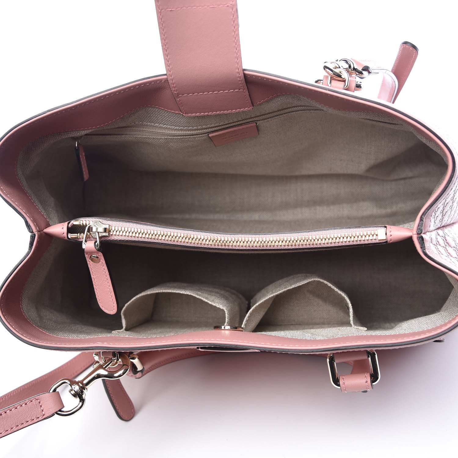 Gucci Soft Microguccissima Medium Tote Soft Pink 8 of 11