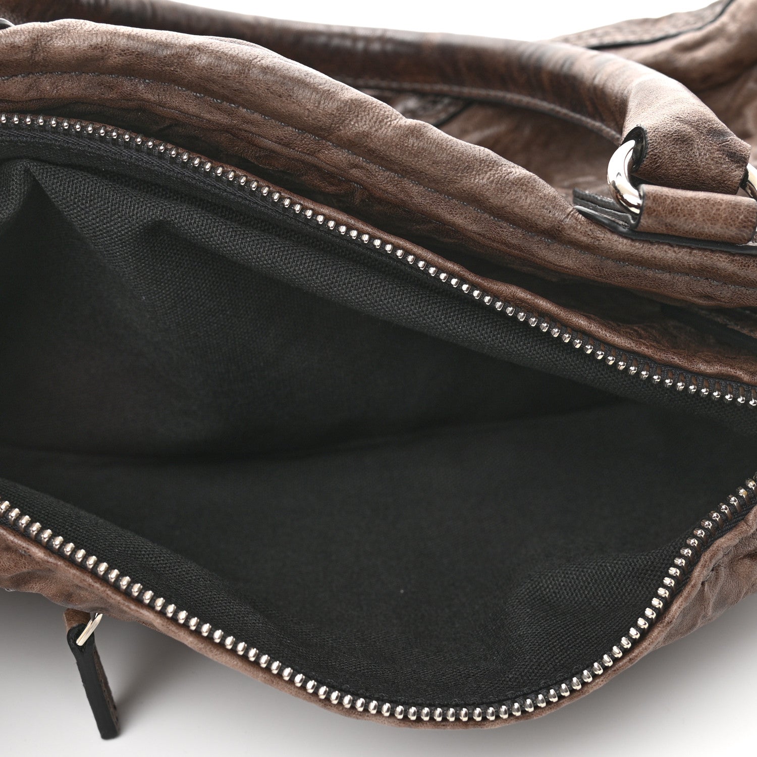 Givenchy Tumbled Sheepskin Medium Pandora Charcoal 5 of 7