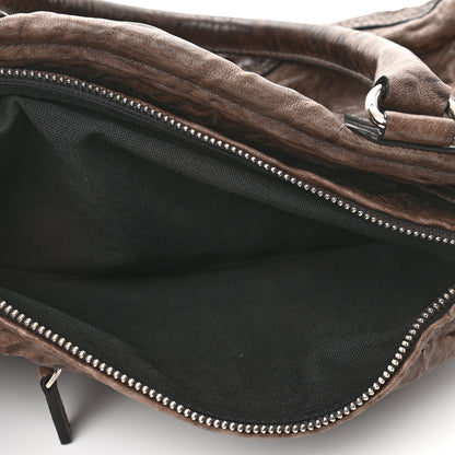 Givenchy Tumbled Sheepskin Medium Pandora Charcoal 5 of 7