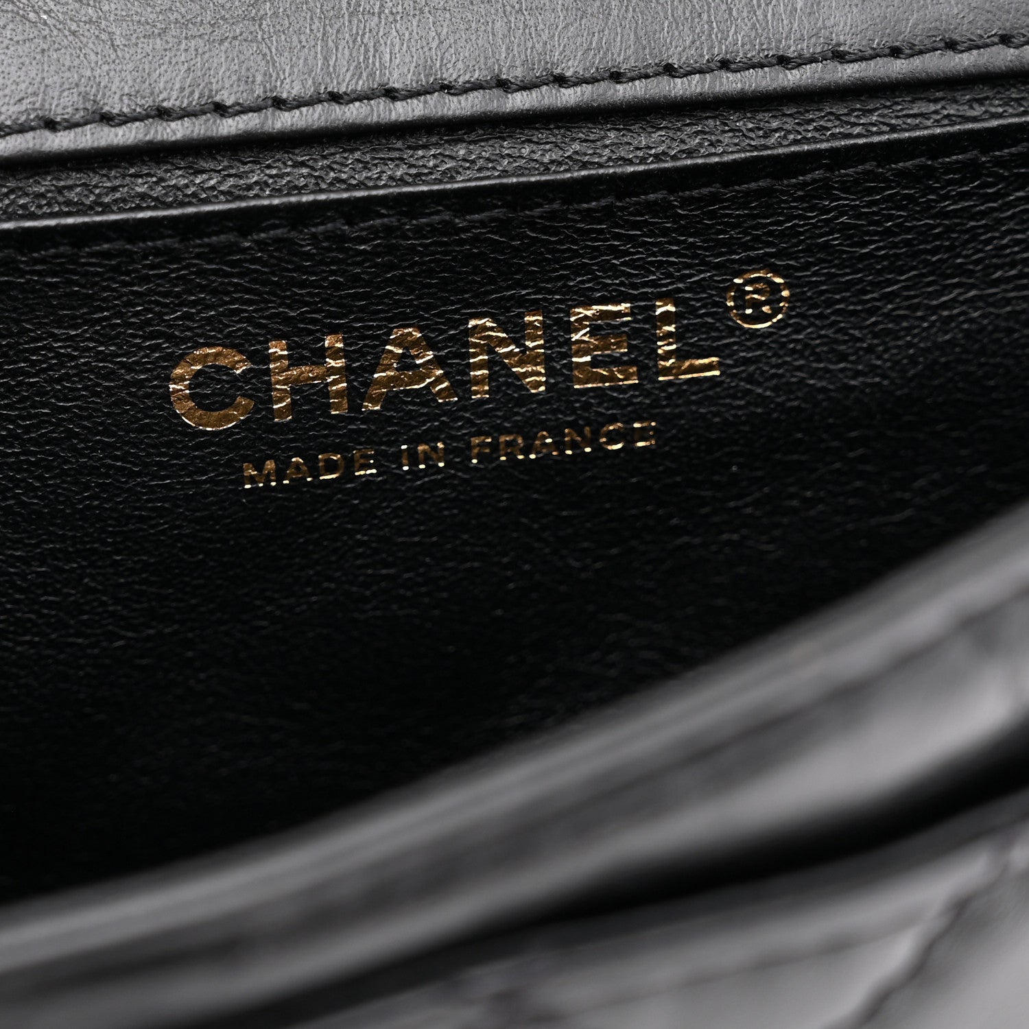Chanel Aged Calfskin Quilted 2.55 Reissue Chain Waist Bag Black 6 of 11