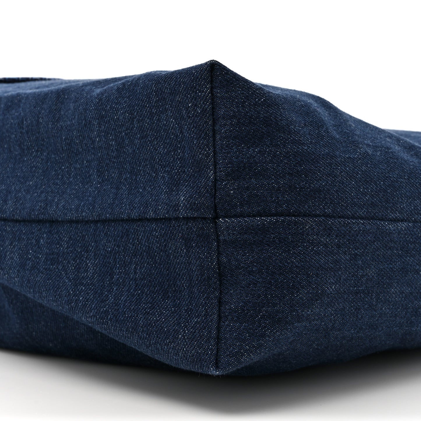 Denim Silk Petit H Ties Tote Bag