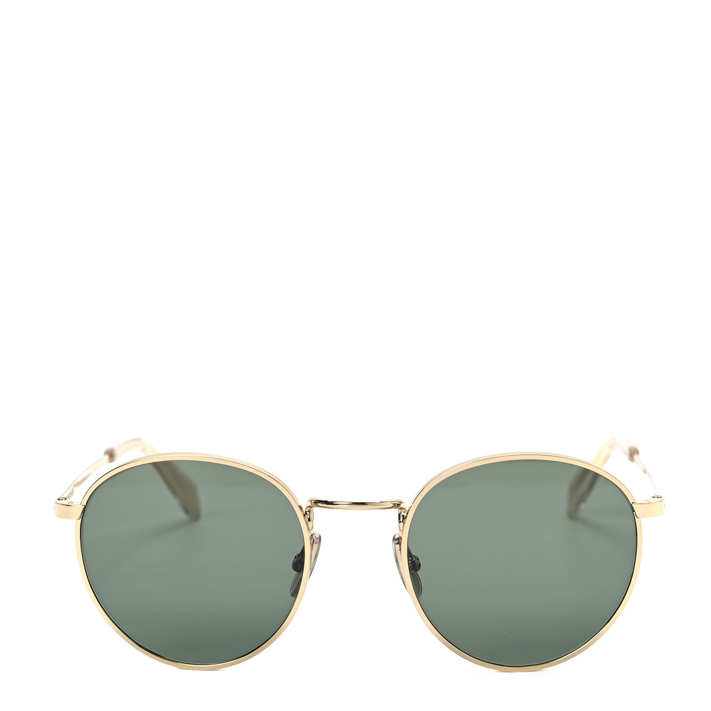 Metal Round Sunglasses CL40100U Gold